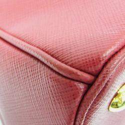 Prada Saffiano Galleria Saffiano Lux Shoulder Bag Fuoco