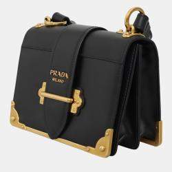 Prada Cahier Black Trunk Bag
