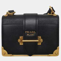 Prada Cahier Black Trunk Bag