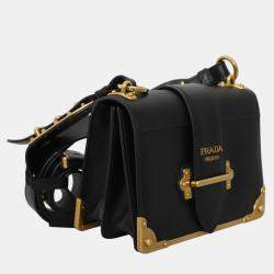 Prada Cahier Black Trunk Bag