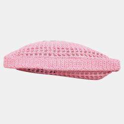 Prada Raffia Pink Tote Bag