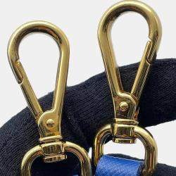Prada Galleria Blue Leather 2Way Handbag