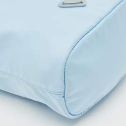 Prada Light Blue Nylon Re-Nylon Drawstring Pouch