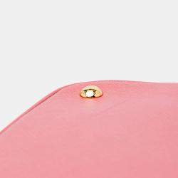 Prada Pink Medium Saffiano Lux Open Promenade Satchel