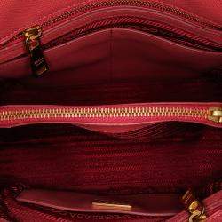 Prada Pink Medium Saffiano Lux Open Promenade Satchel