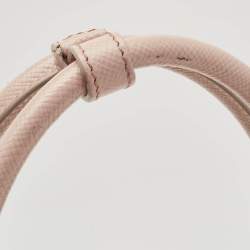 Prada Light Pink Leather Medium Double Handle Tote