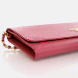 Prada Saffiano Wallet On Chain