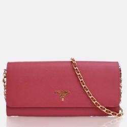 Prada Saffiano Wallet On Chain