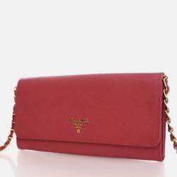 Prada Saffiano Wallet On Chain