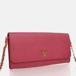 Prada Saffiano Wallet On Chain