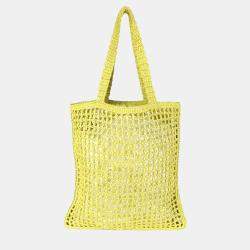 Prada Grass Crochet Raffia Tote