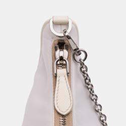 Prada Re-Edition 2005 White Tessuto Satchel Bag