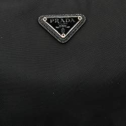 Pre Owned Prada Black Nylon Re-Edition 2000 Shoulder Bag