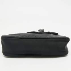 Pre Owned Prada Black Nylon Re-Edition 2000 Shoulder Bag