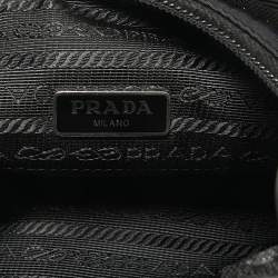 Pre Owned Prada Black Nylon Re-Edition 2000 Shoulder Bag