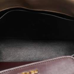 Pre Owned Prada Beige Saffiano Cuir Leather Bibliotheque Tote