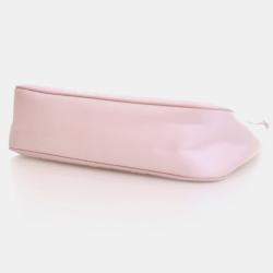 Pre Owned Prada Re-Edition 2005 Pink Nylon Shoulder Bag