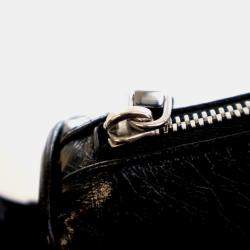 Pre Owned Prada Black Calfskin Shoulder Bag