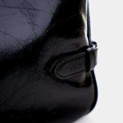 Pre Owned Prada Black Calfskin Shoulder Bag
