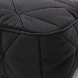 Pre Owned Prada Tessuto Quilting Black Nylon Shoulder Bag