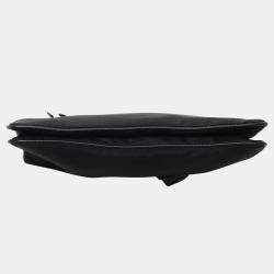 Pre Owned Prada Bandeliera Double Zip Nylon Crossbody Bag