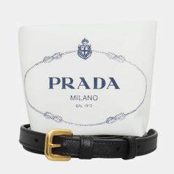Pre Owned Prada Bandeliera Double Zip Nylon Crossbody Bag