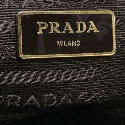 Pre Owned Prada Grey Saffiano Leather Large Double Zip Tote