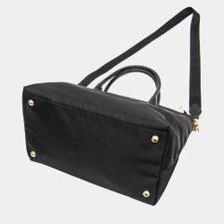 Pre Owned Prada Black Nylon Shoulder Bag