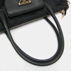 Pre Owned Prada Black Nylon Shoulder Bag