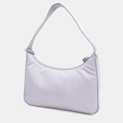 Pre Owned Prada Grey Nylon Tessuto Hobo Bag