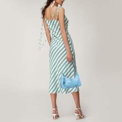 Pre Owned Prada Light Blue Nylon Re-Edition 2000 Shoulder Bag