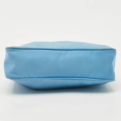 Pre Owned Prada Light Blue Nylon Re-Edition 2000 Shoulder Bag