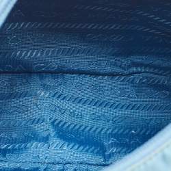 Pre Owned Prada Light Blue Nylon Re-Edition 2000 Shoulder Bag