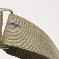 Pre Owned Prada Beige Re-Nylon and Saffiano Leather Re-Edition 2005 Shoulder Bag