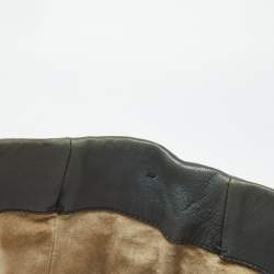 Pre Owned Prada Ombre Teal Leather Snap Tote