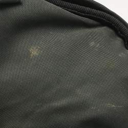 Pre Owned Prada Charcoal Black Nylon Mini Flat Crossbody Bag