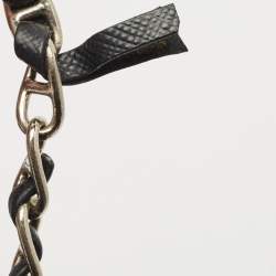 Pre Owned حقيبة برادا سلسلة قماش نايلون مبطن أسود بانولييرا