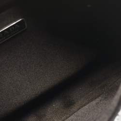 Pre Owned Prada Black Satin Crystal Embellished Cleo Shoulder Bag