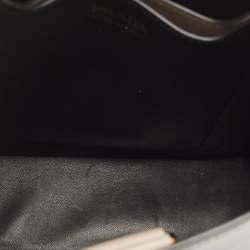 Pre Owned Prada Grey Saffiano Cuir Leather Medium Panier Top Handle Bag