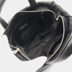 Pre Owned Prada Padded Black Re-Nylon Nylon Tote Bag