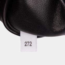 Pre Owned Prada Black Small Soft Calf Arque Satchel