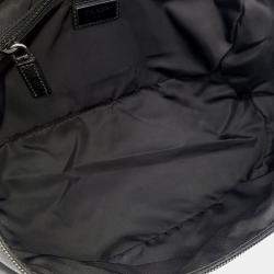 Pre Owned Prada Black Nylon Nylon Biker Bag