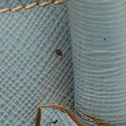 Pre Owned Prada Light Blue/White Saffiano Lux Leather Large Shopper Tote