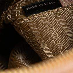 Pre Owned Prada Pink Medium Saffiano Lux Promenade Satchel