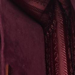 Pre Owned Prada Multicolor Velvet Lions Head Cahier Flap Shoulder Bag