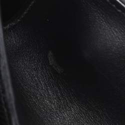 Pre Owned Prada Black Saffiano Cuir Leather Monochrome Shoulder Bag