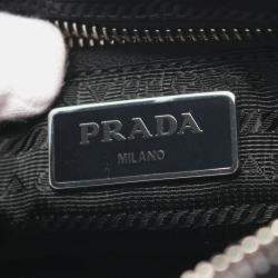 Pre Owned Prada Tessuto Black Nylon Shoulder Bag