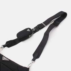 Pre Owned Prada Tessuto Black Nylon Shoulder Bag