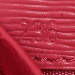 Pre Owned Prada Pink Vitello Move Leather Logo Flap Wallet On Chain