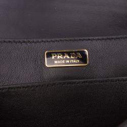 Pre Owned Prada Pink City Calf Trimmed Cavallino Cahier Crossbody